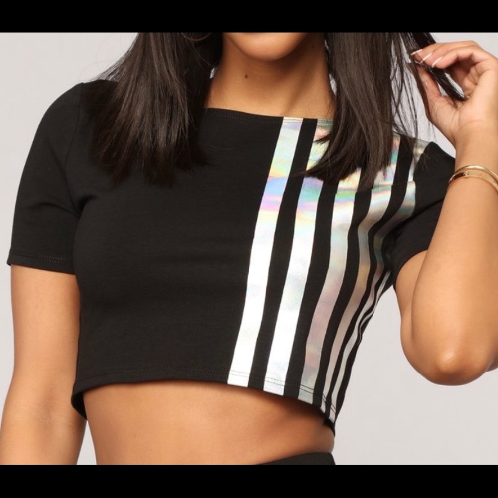 Fashion Nova Shirt-Black